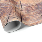 Een boom in een snede. Logt knollen in de bossen. Cadeaupapier (Rol Hoek)