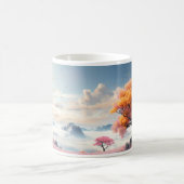 Een boom in Fantasy World Koffiemok (Center)