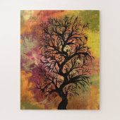 Een boom in het Storm Legpuzzel (Verticaal)