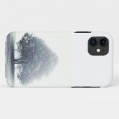 Een boom in mist Case-Mate iPhone case (Achterkant (horizontaal))