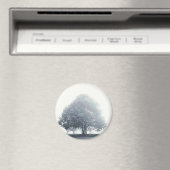 Een boom in mist magneet (Insitu (Vaatwasser))