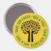 Een boom om onze aarde te redden magneet (Voorkant / Achterkant)