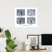 Een boom per maand poster (Thuiskantoor)
