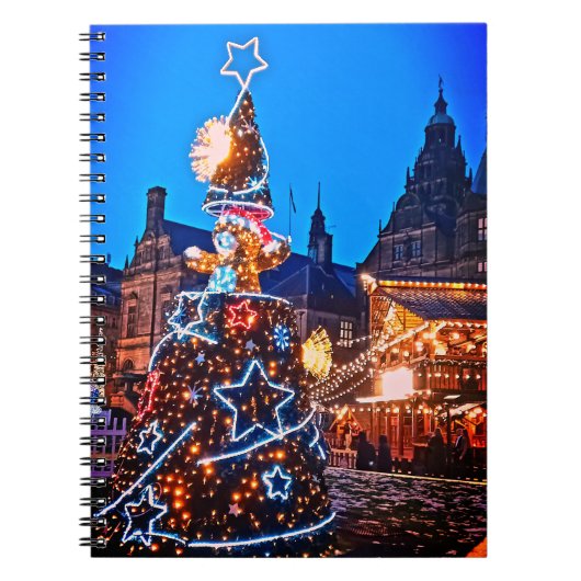 Een boom, voor het stadhuis notitieboek (Voorkant)