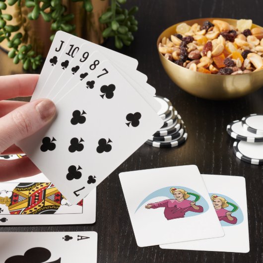 Een Boomerang omdraaien Pokerkaarten (Insitu)