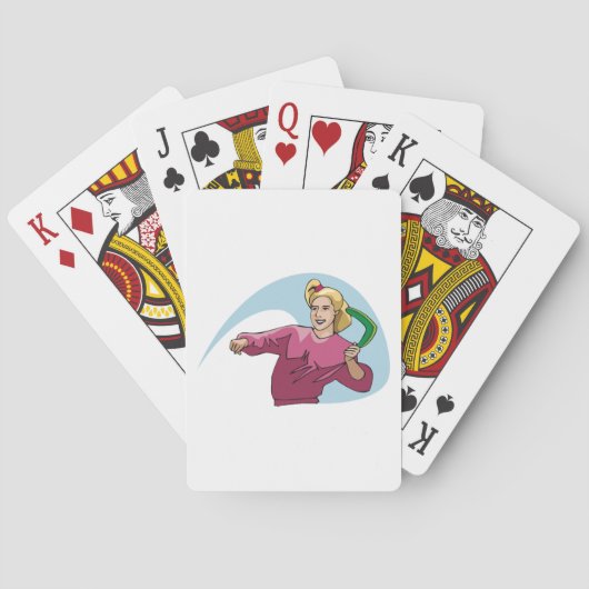 Een Boomerang omdraaien Pokerkaarten (Achterkant)