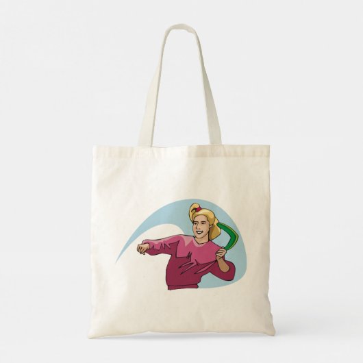 Een Boomerang omdraaien Tote Bag (Achterkant)