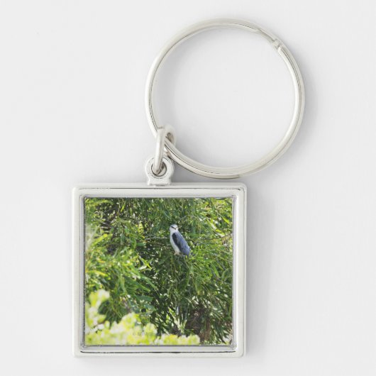 Een boomknol op een boom sleutelhanger (Voorkant)