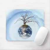 Eén boomplant muismat (Met muis)