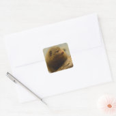 Een boomvertakking maken vierkante sticker (Envelop)