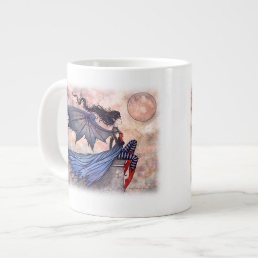 Een boosaardige windfee grote koffiekop (Links)