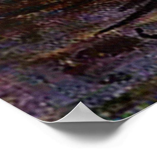 Een boot Ashore, Honfleur, 1864 Poster (Hoek)