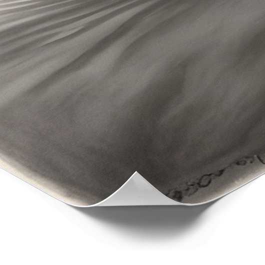 Een boot in de rivier poster (Hoek)