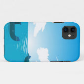 Een boot in het Zee 18530 Case-Mate iPhone Case (Achterkant (horizontaal))