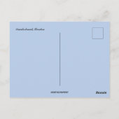 Een boot in Knödestrand Zweden Briefkaart (Achterkant)