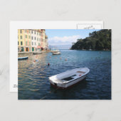 Een boot in Portofino Italië Briefkaart (Voorkant / Achterkant)