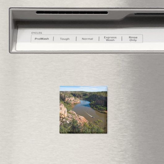 Een boot op Katherine kloof Australië Magneet (Insitu (Vaatwasser))