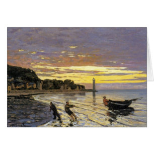 Een boot slepen, Honfleur