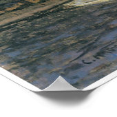 Een boot slepen, Honfleur, 1864, Claude Monet Poster (Hoek)