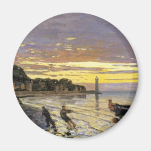 Een boot slepen, Honfleur Magneet