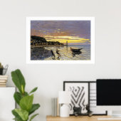 Een boot slepen, Honfleur Poster (Thuiskantoor)