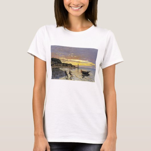 Een boot slepen, Honfleur T-shirt (Voorkant)