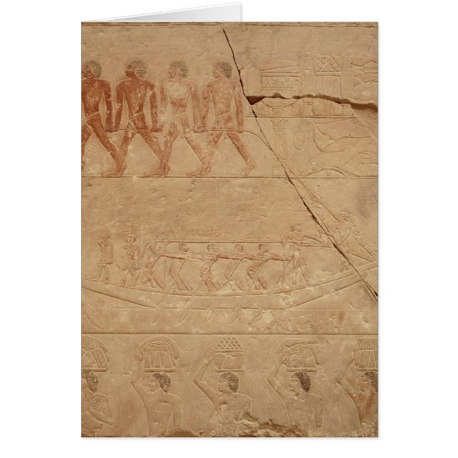 Een boot trekken uit de Mastaba van Mereruka (Voorkant)