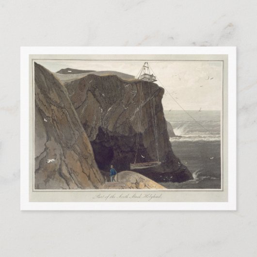 Een boot uit het perron van Holyhead laten varen.. Briefkaart (Voorkant)