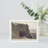 Een boot uit het perron van Holyhead laten varen.. Briefkaart (Staand voorkant)