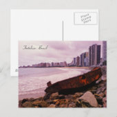 Een bootwrak op het strand. Fortaleza, Brazilië Briefkaart (Voorkant / Achterkant)