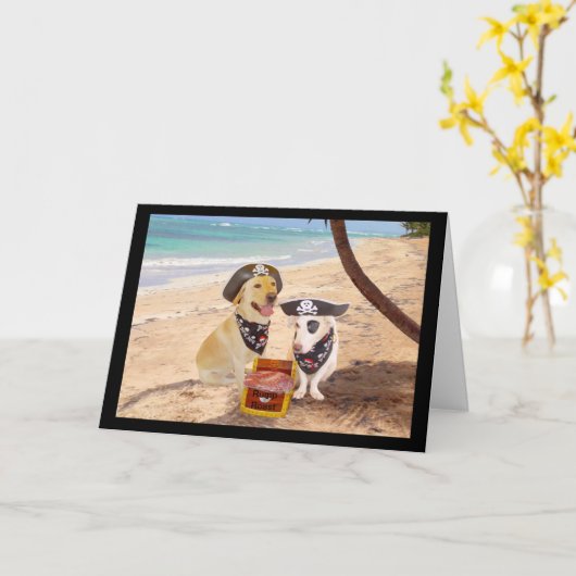 Een booty-volle verjaardag! kaart (Gele Bloem)