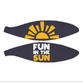 Een bord dat plezier op de zon zegt basketbal (Panelen)