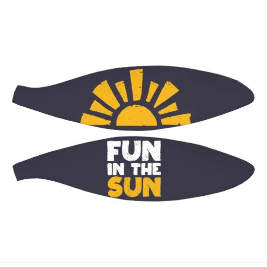 Een bord dat plezier op de zon zegt basketbal (Panelen)