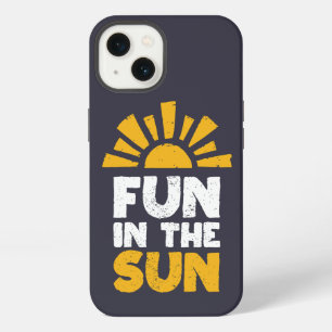Een bord met daarop fun on the sun iPhone 13 hoesje