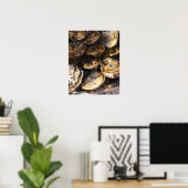 Een bord met oesters. poster (Thuiskantoor)