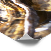 Een bord met oesters. poster (Hoek)
