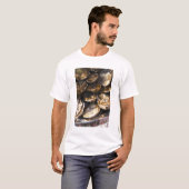 Een bord met oesters. t-shirt (Voorkant volledig)