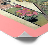 Een bordeel in Shinagawa door Isoda, Koryusai Poster (Hoek)