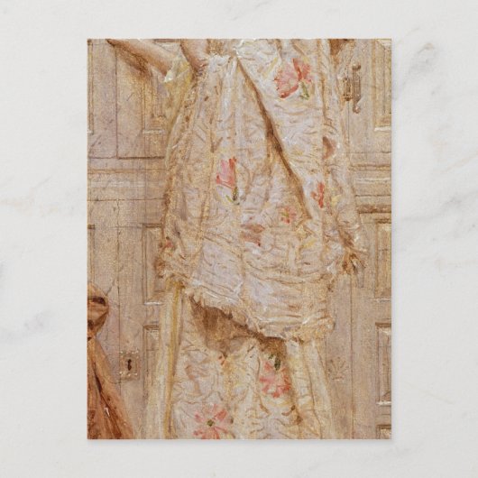 Een borduurwerk briefkaart (Voorkant)