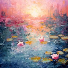 Een borstel met schoonheid canvas afdruk