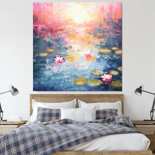 Een borstel met schoonheid canvas afdruk (Insitu (Slaapkamer))