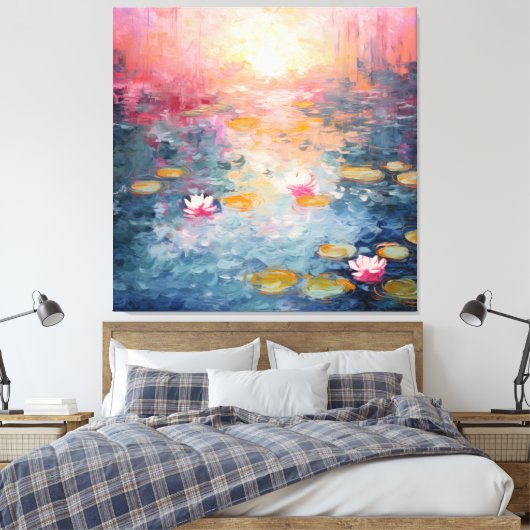 Een borstel met schoonheid canvas afdruk (Insitu (Slaapkamer))