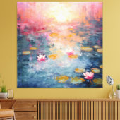 Een borstel met schoonheid canvas afdruk (Insitu (Woonkamer))