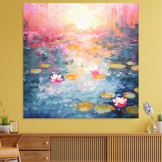 Een borstel met schoonheid canvas afdruk (Insitu (Woonkamer))