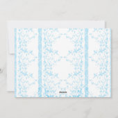 Een bos groene bloemen op een witte achtergrond feestdagenkaart (Achterkant)