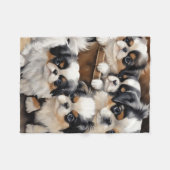 Een bos Japanse liefde Fleece Deken (Voorkant (Horizontaal))