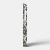 Een bos met sneeuw bedekte kerstbomen Case-Mate iPhone case (Achterkant / Links)