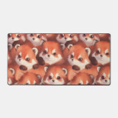 Een bos rode panda's bureaumat (Voorkant)