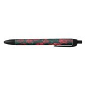 Een bos rode rozen zwarte inkt pen (Bodem)