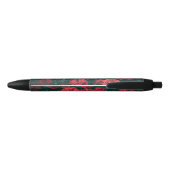 Een bos rode rozen zwarte inkt pen (Achterkant)